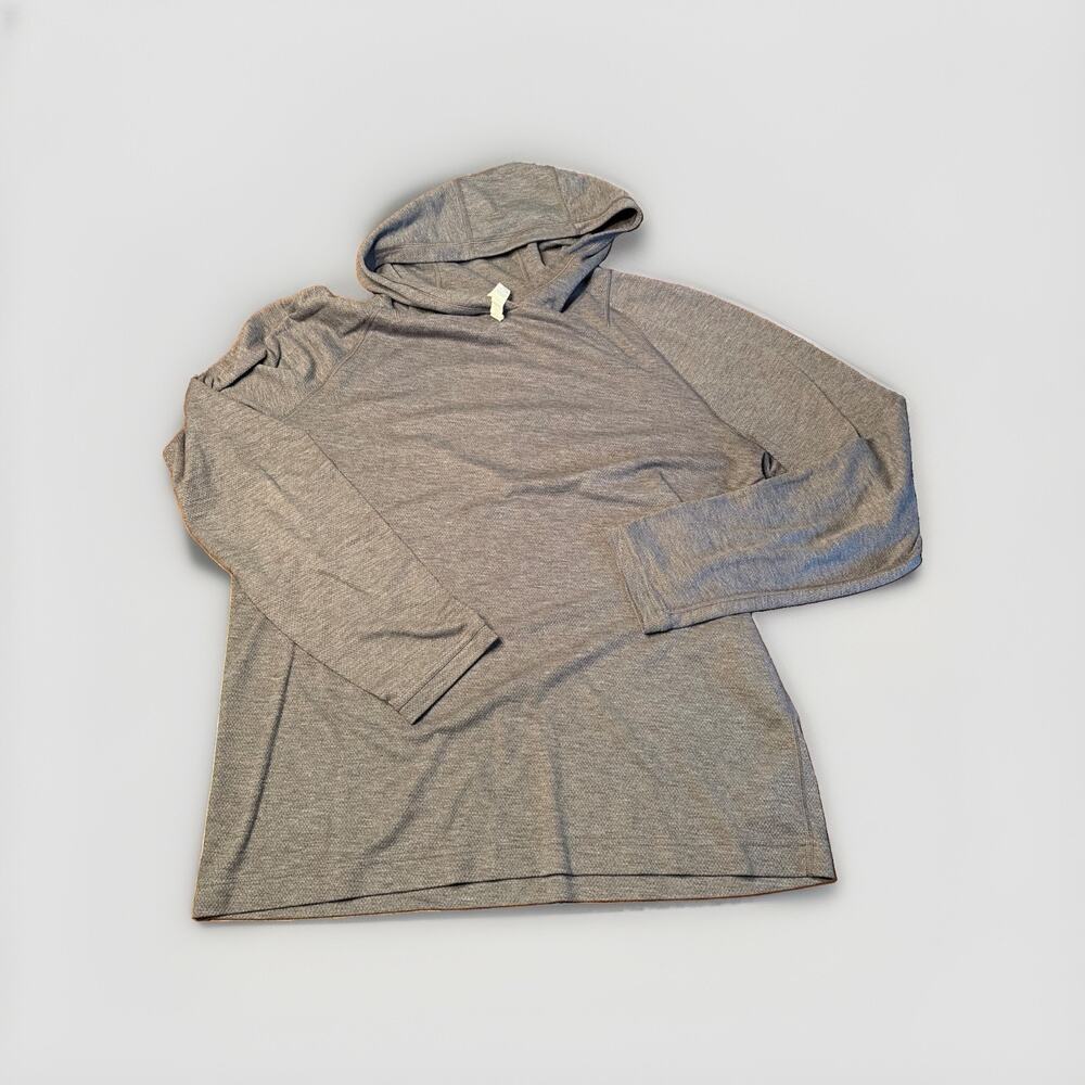 Lululemon Long Sleeve Gray XL Hooded Tee Women’s